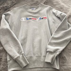 reverse weave champion crew neck!